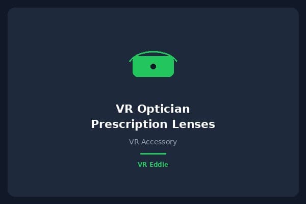 VR Optician Prescription Lenses (Quest 3)