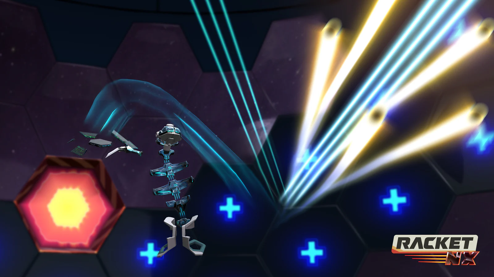 Racket: Nx official gameplay image
