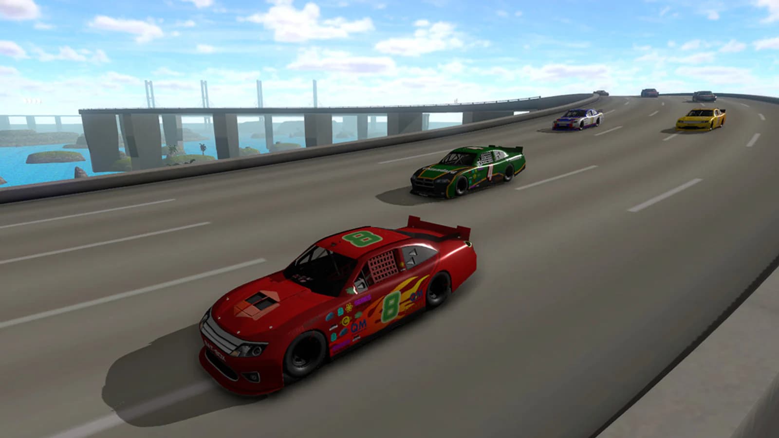 VR STOCK CAR RACERS official gameplay image
