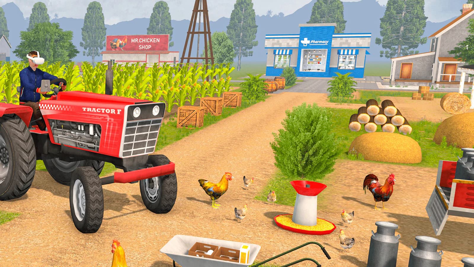 VR Tractor Farming official gameplay image